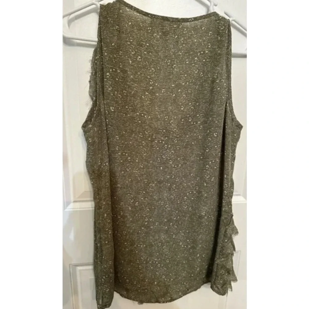 Michael Kors‎ Olive Layered Women's Blouse Tank Size 10